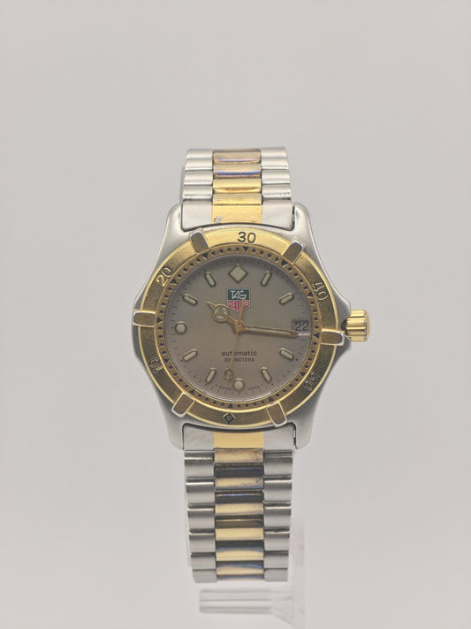Vintage TAG Heuer Automatic Watch | Two-Tone Swiss Made Diver