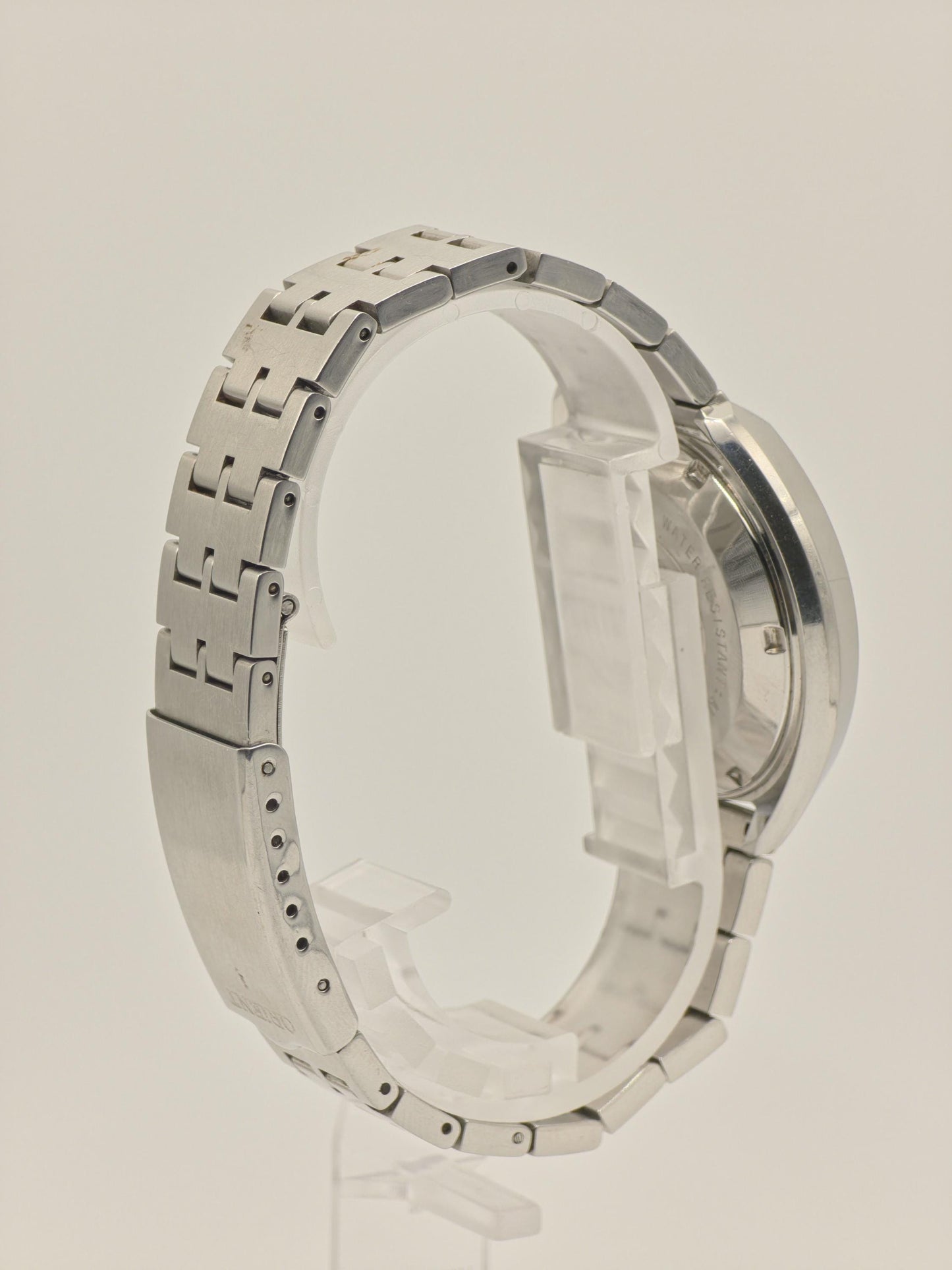 Vintage ORIENT Automatic Watch, Faceted Crystal, 1970s Japanese Made