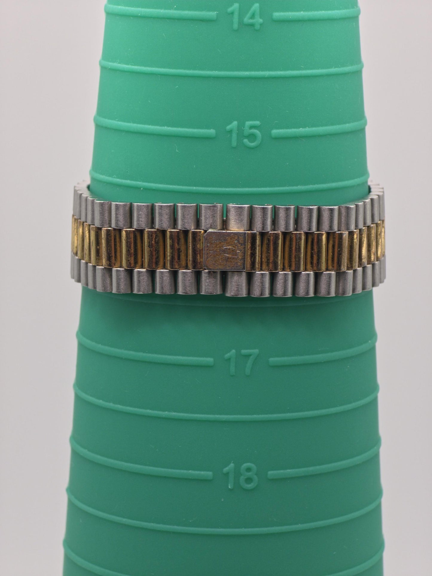 Vintage BULOVA Quartz Watch, Diamond Accent, Two-Tone Steel Gold Bracelet