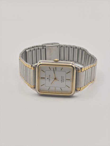 Vintage Junghans Noblesse Quartz Watch, Two-Tone Square Dress Watch