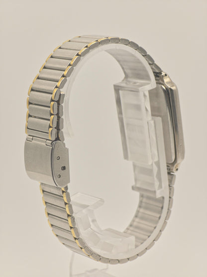 Vintage Junghans Noblesse Quartz Watch, Two-Tone Square Dress Watch