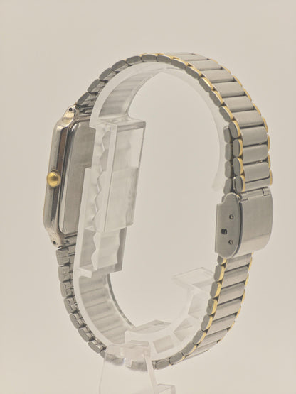 Vintage Junghans Noblesse Quartz Watch, Two-Tone Square Dress Watch