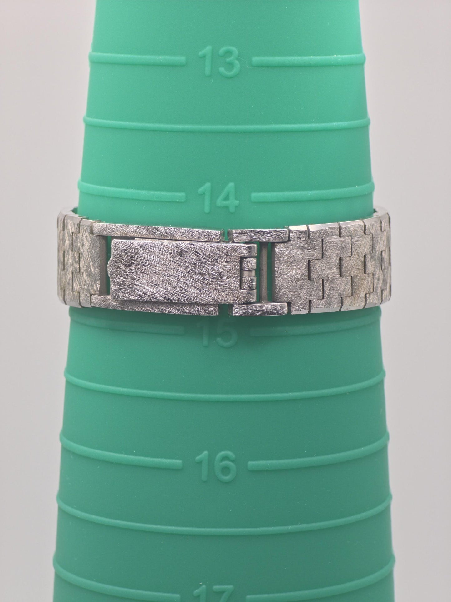Vintage YEMA Watch Ladies Square Case Stone Accent Mesh Bracelet Silver Tone French Swiss Made Dress Watch