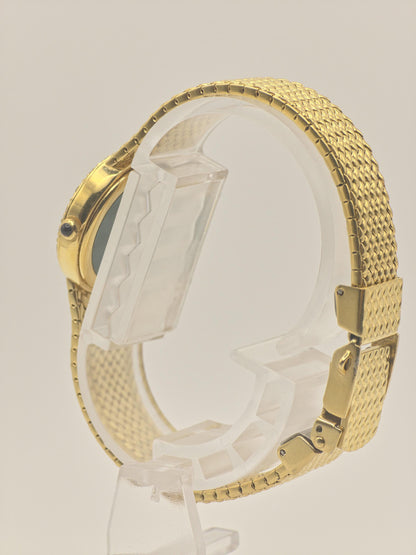 Vintage SEIKO Excelsior Ladies Watch: Gold Tone Diamond, Mother of Pearl