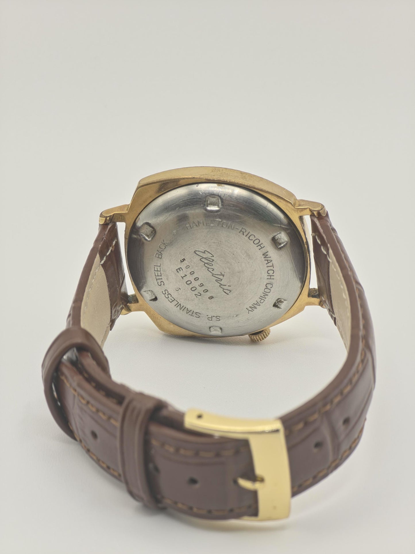 Vintage Hamilton Ricoh Electric Watch | Gold Plated Fluted Bezel