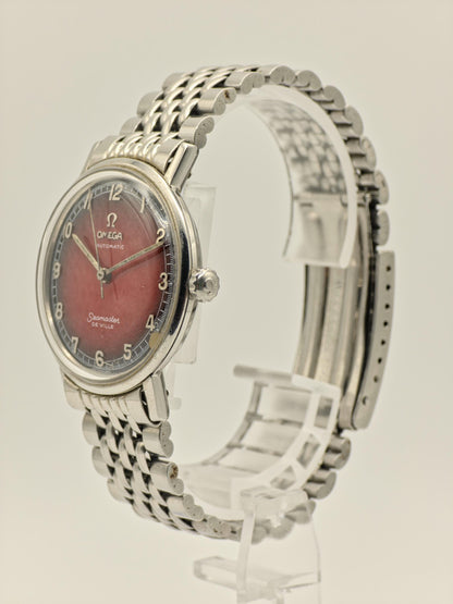 Vintage Omega Seamaster De Ville Automatic Watch | Tropical Red Dial, 1960s