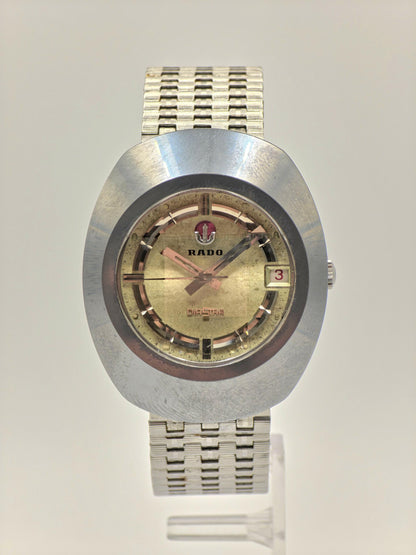 Vintage Rado Diastar Automatic Watch | Gold Tone Dial, Swiss Made