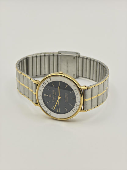 Vintage Junghans Meister Quartz Watch – Two-Tone Steel & Gold, Swiss Made