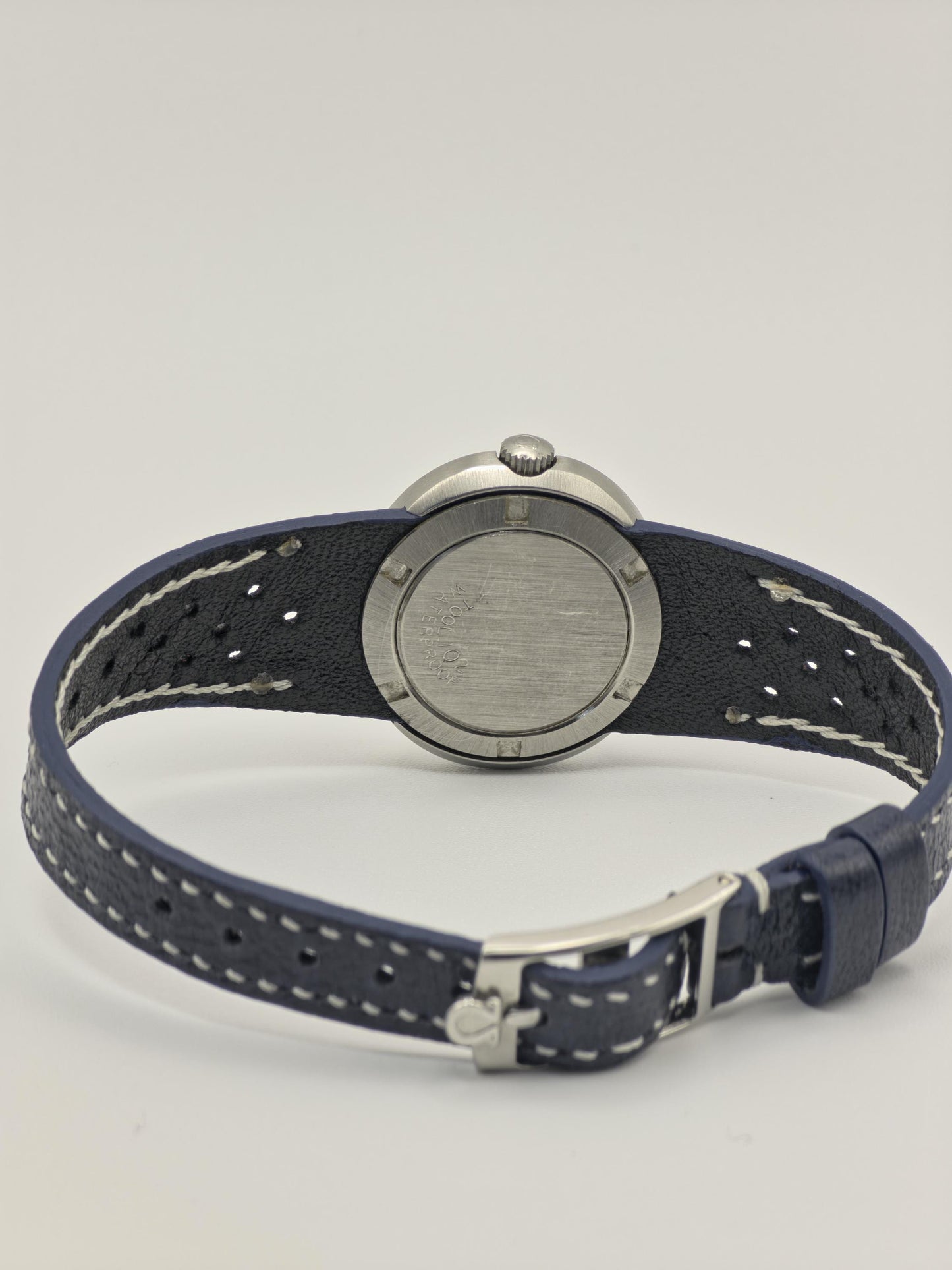 Omega Genève Dynamic Automatic Watch – 1970s Blue Bullseye Dial