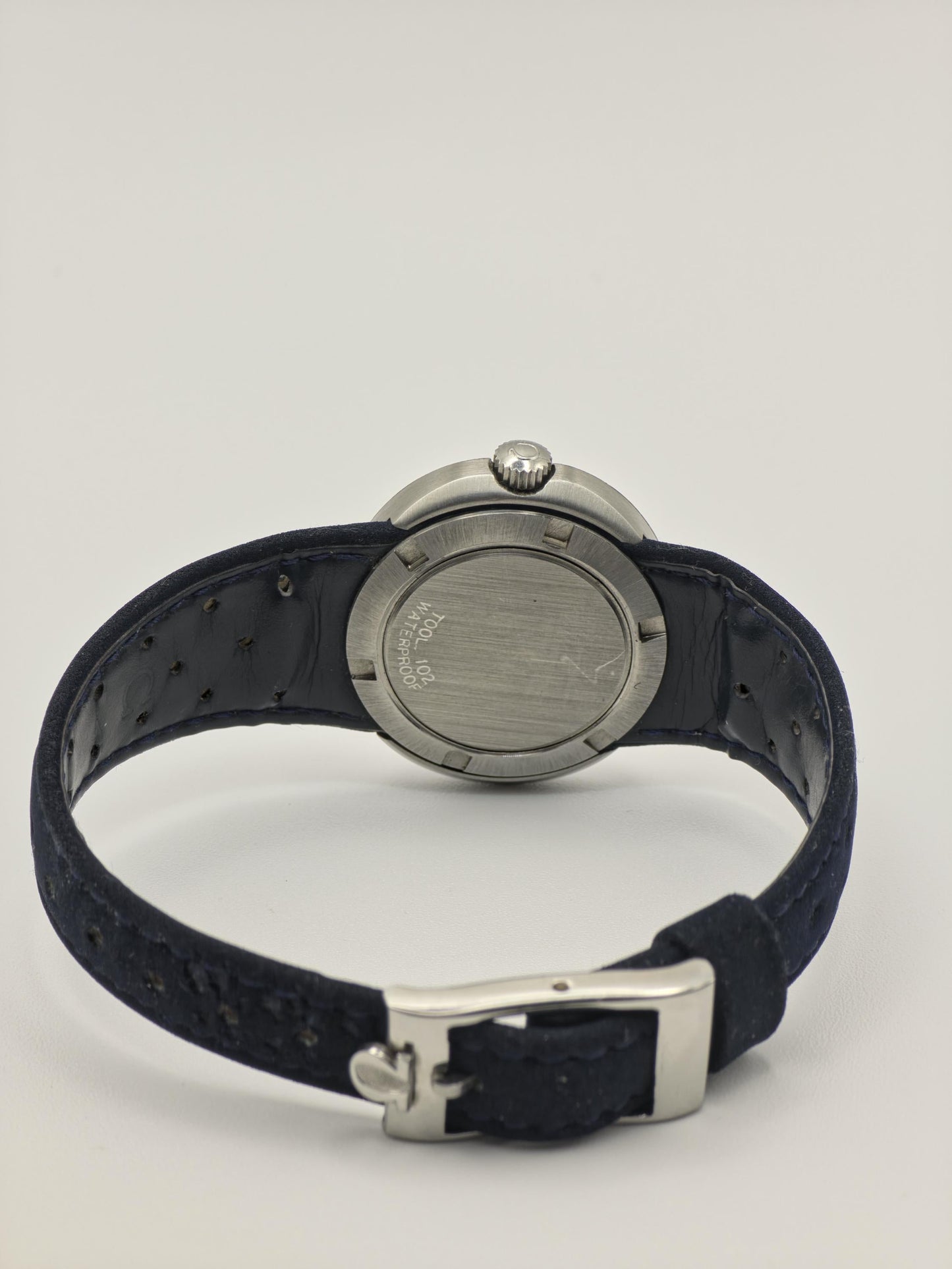 Vintage Omega Genève Dynamic Watch | 1970s Space-Age Blue Dial