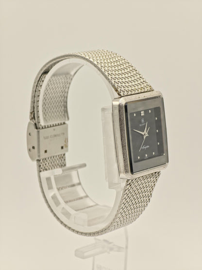 Vintage CYMA Navystar Watch | Swiss Made Rectangular Brown Dial