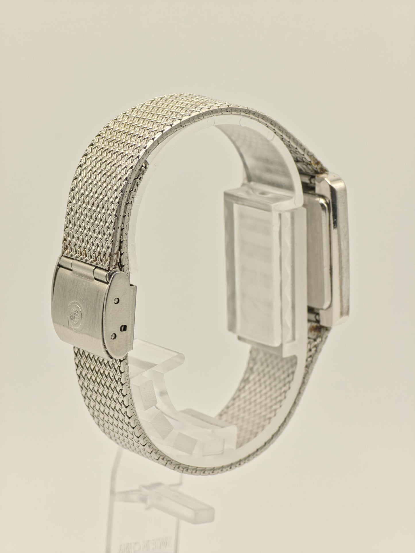 Vintage CYMA Navystar Watch | Swiss Made Rectangular Brown Dial