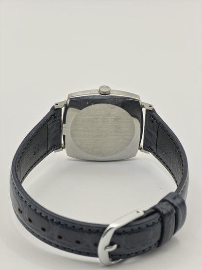 Vintage Omega De Ville Automatic Watch | 1960s Square Stainless Steel, Patina Dial