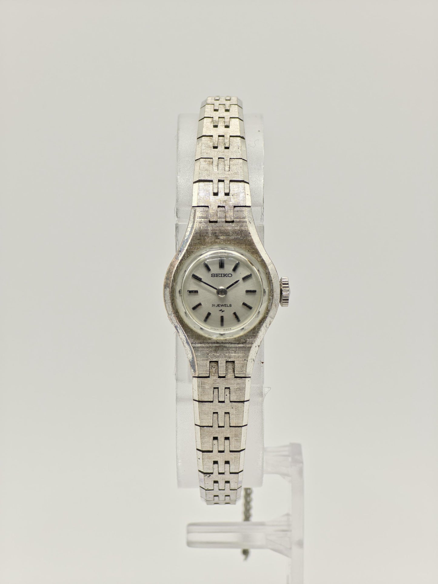 Vintage Seiko 21 Jewels Ladies Mechanical Watch | Stainless Steel Dress Bracelet | Classic Japan-Made Timepiece