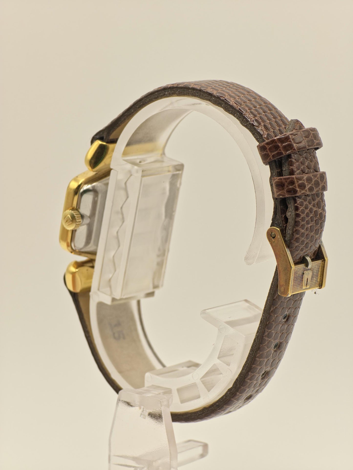 Vintage Universal Genève Watch | Gold-Tone, Lizard Strap, Swiss Made