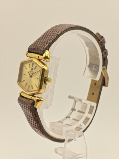 Vintage Universal Genève Watch | Gold-Tone, Lizard Strap, Swiss Made
