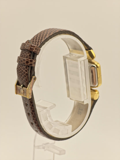 Vintage Universal Genève Watch | Gold-Tone, Lizard Strap, Swiss Made