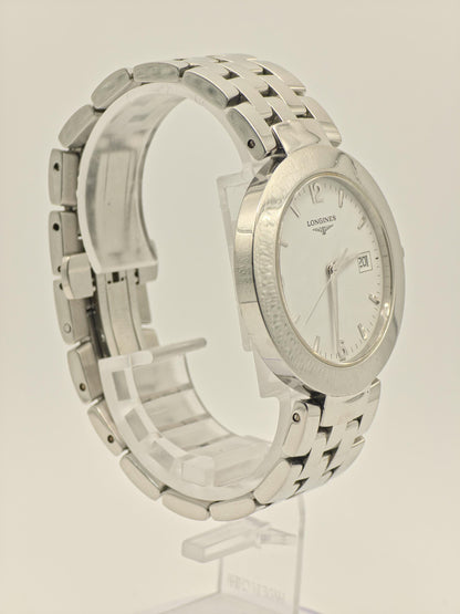 Vintage Longines Quartz Watch | Swiss Made Stainless Steel Dress Timepiece