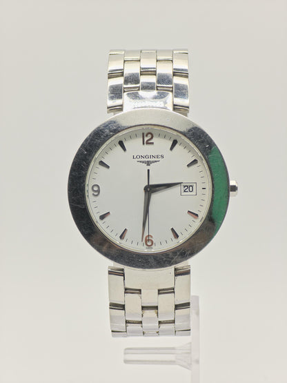 Vintage Longines Quartz Watch | Swiss Made Stainless Steel Dress Timepiece