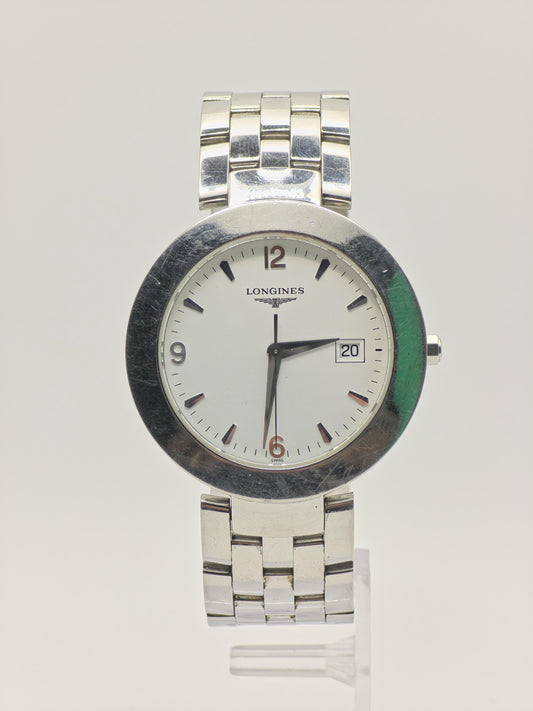 Vintage Longines Quartz Watch | Swiss Made Stainless Steel Dress Timepiece