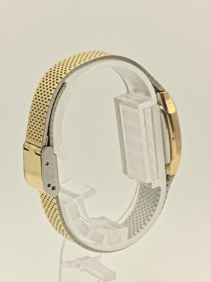 Vintage Buren Couple Watch Set | Gold-Tone Swiss Quartz Timepiece