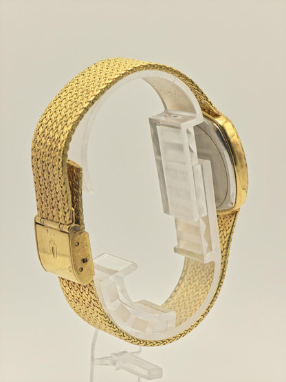 Vintage Bulova Couple Watch Set | Gold-Tone Diamond-Style Dial, Swiss Quartz