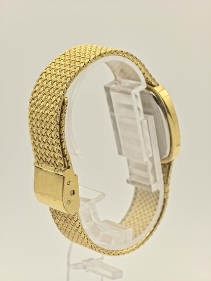 Vintage Elgin Gold-Tone Watch | Swiss Quartz, Engraved Bezel