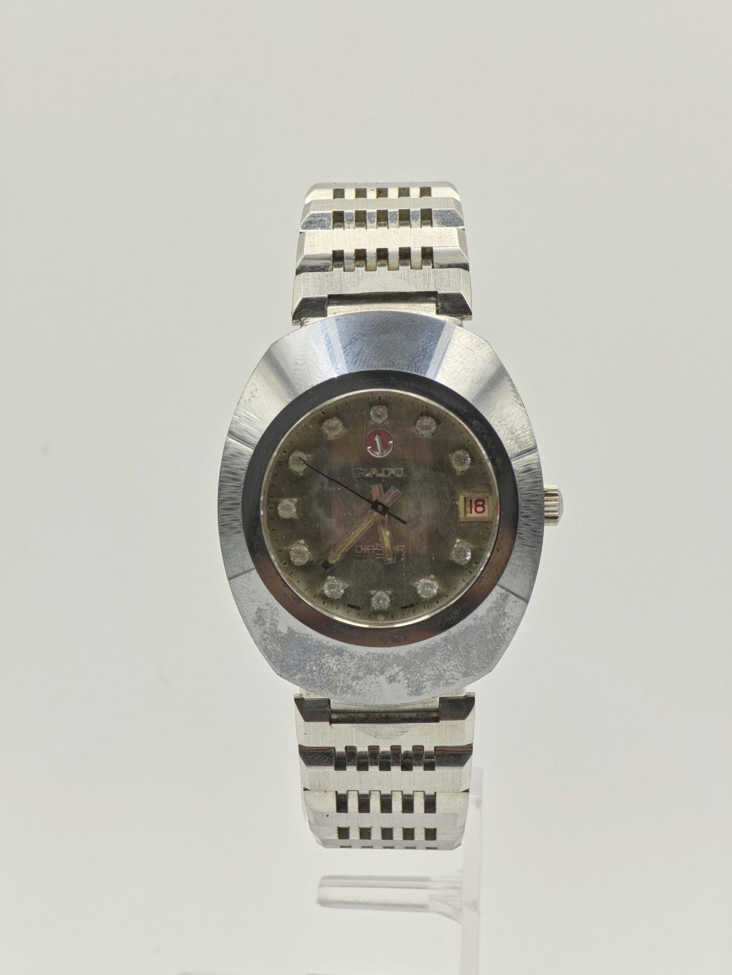 Vintage Rado Diastar Automatic Watch, Hardmetal Case, Swiss Made With Box