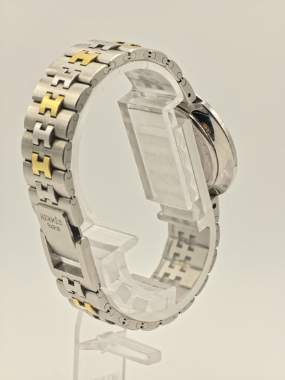Hermes Paris 166381 Unisex Two-Tone Swiss Quartz Watch – Classic Luxury Design – Date Display