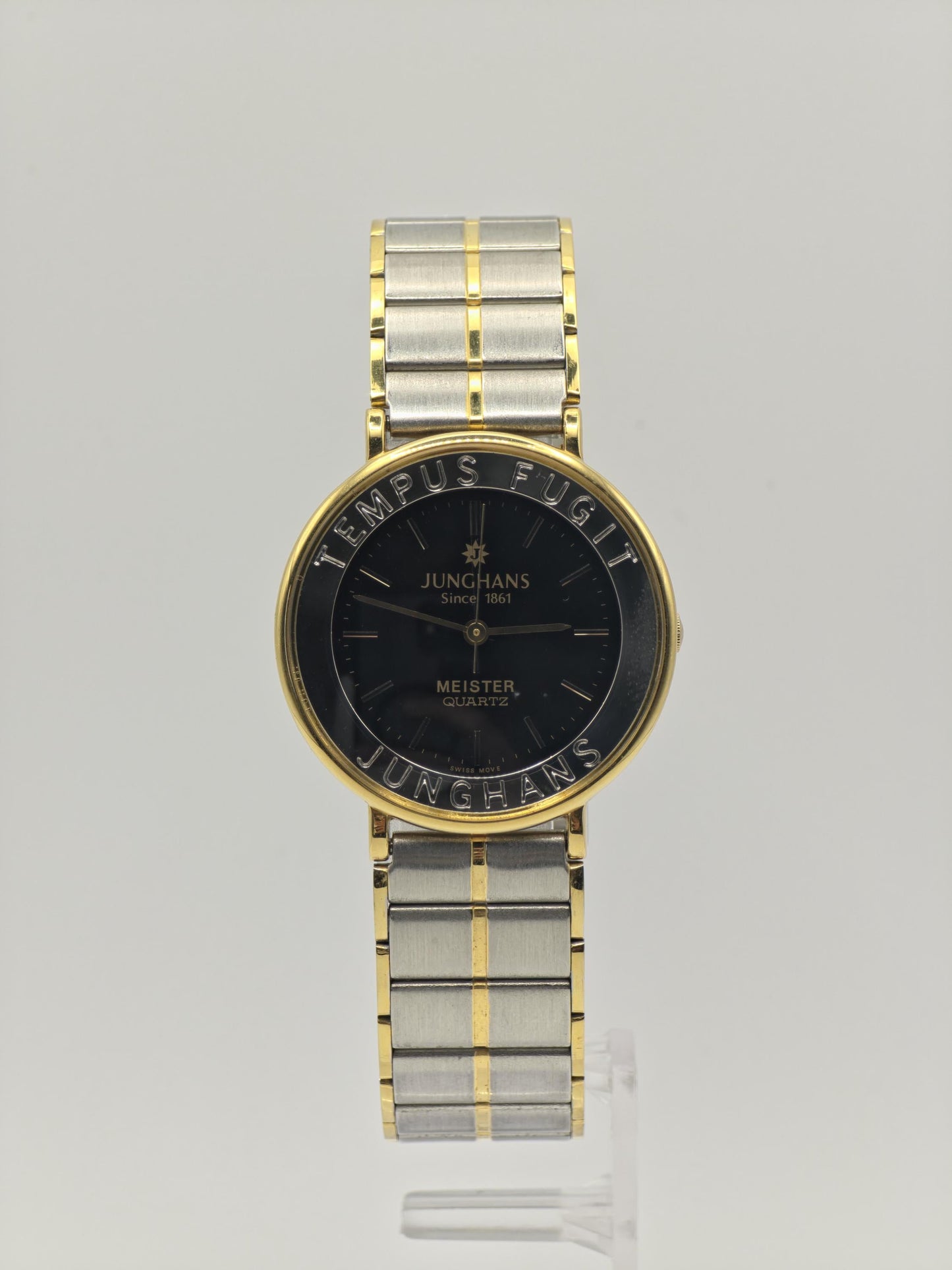 Vintage Junghans Meister Quartz Watch – Two-Tone Steel & Gold, Swiss Made