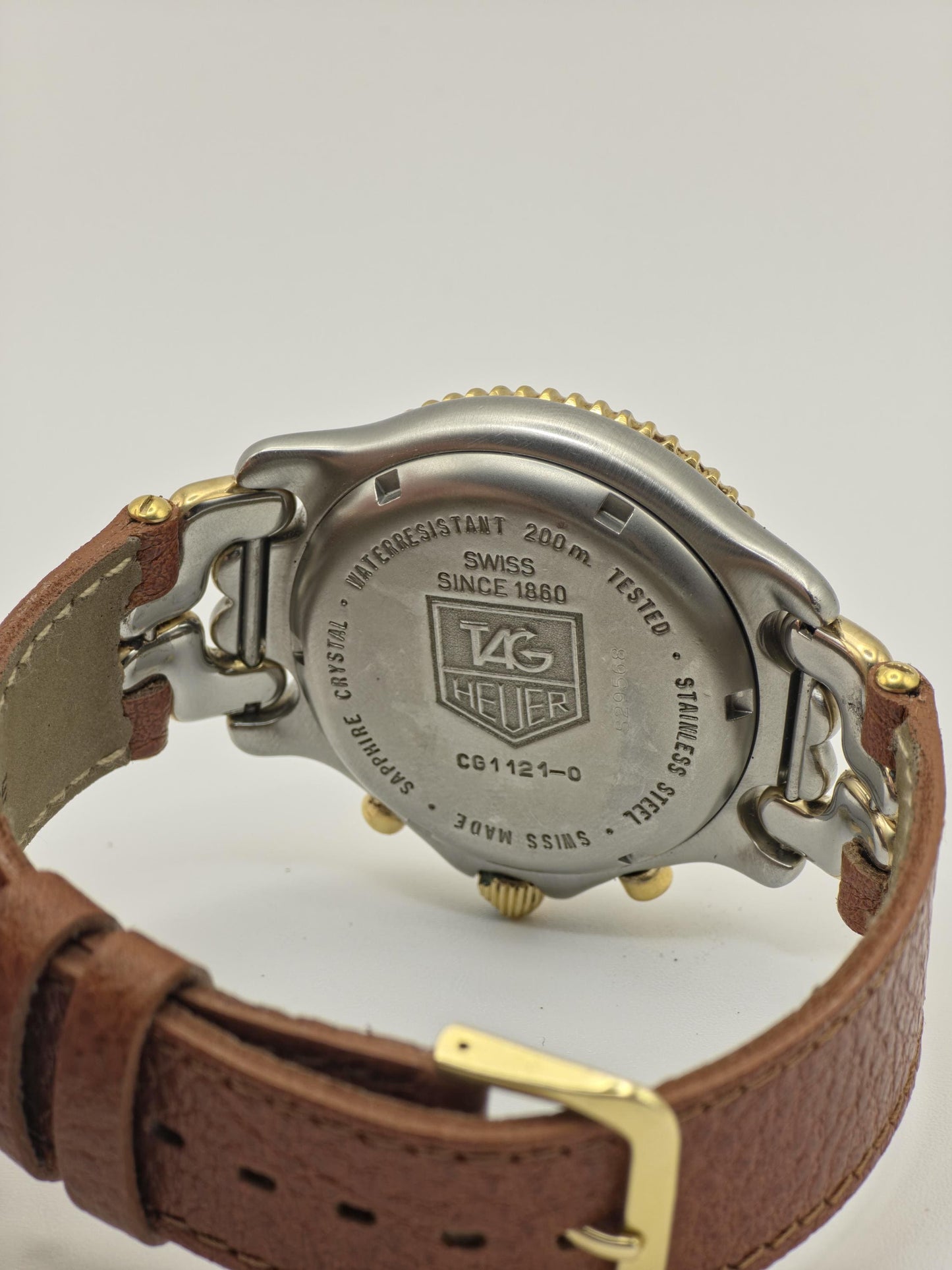 Vintage TAG Heuer CG1121-0 Professional 200M Chronograph Gold Two Tone Quartz Watch - 3