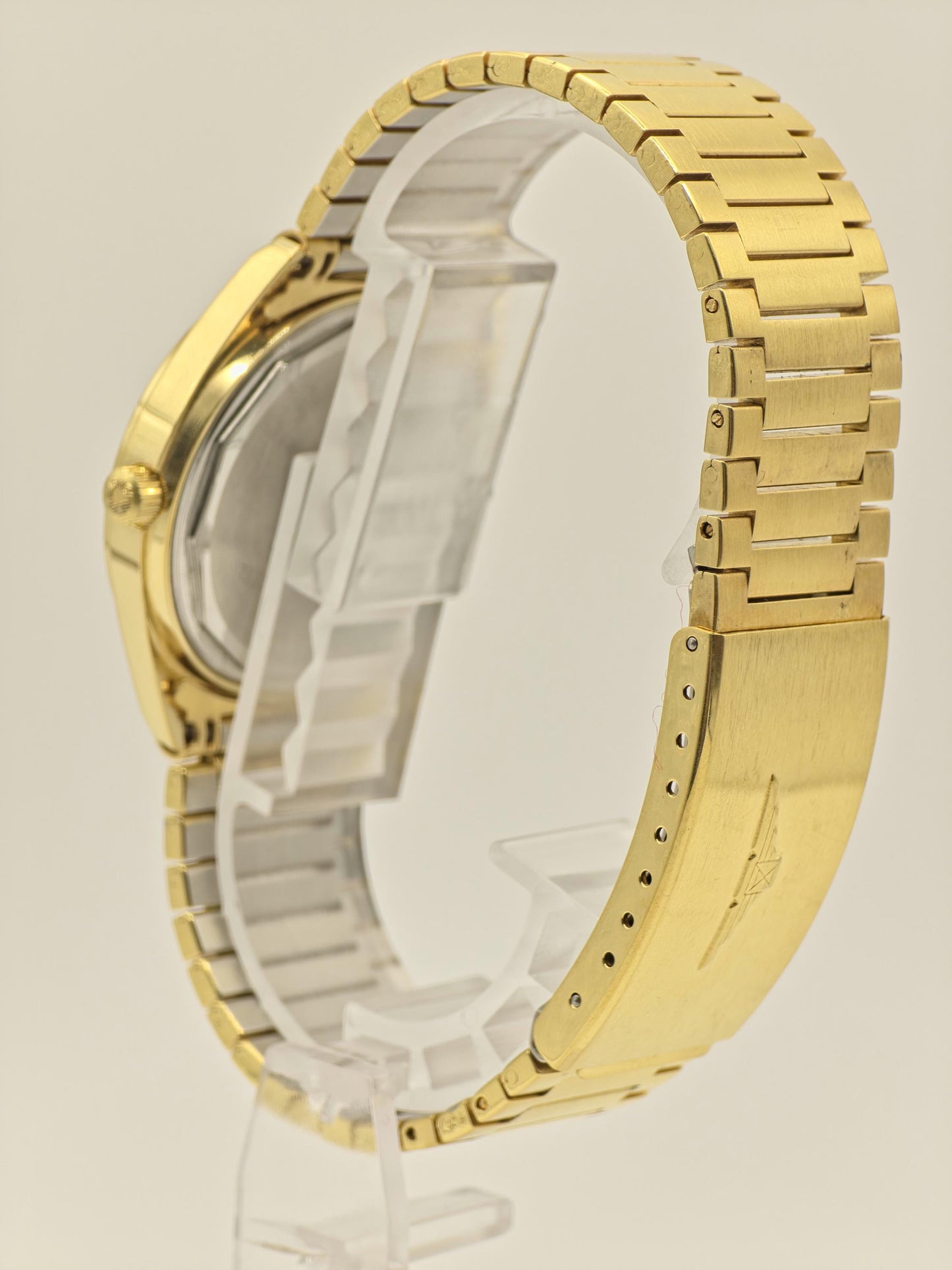 Vintage Longines Automatic Gold Tone Watch Date Display Swiss Made Classic Bracelet - 13