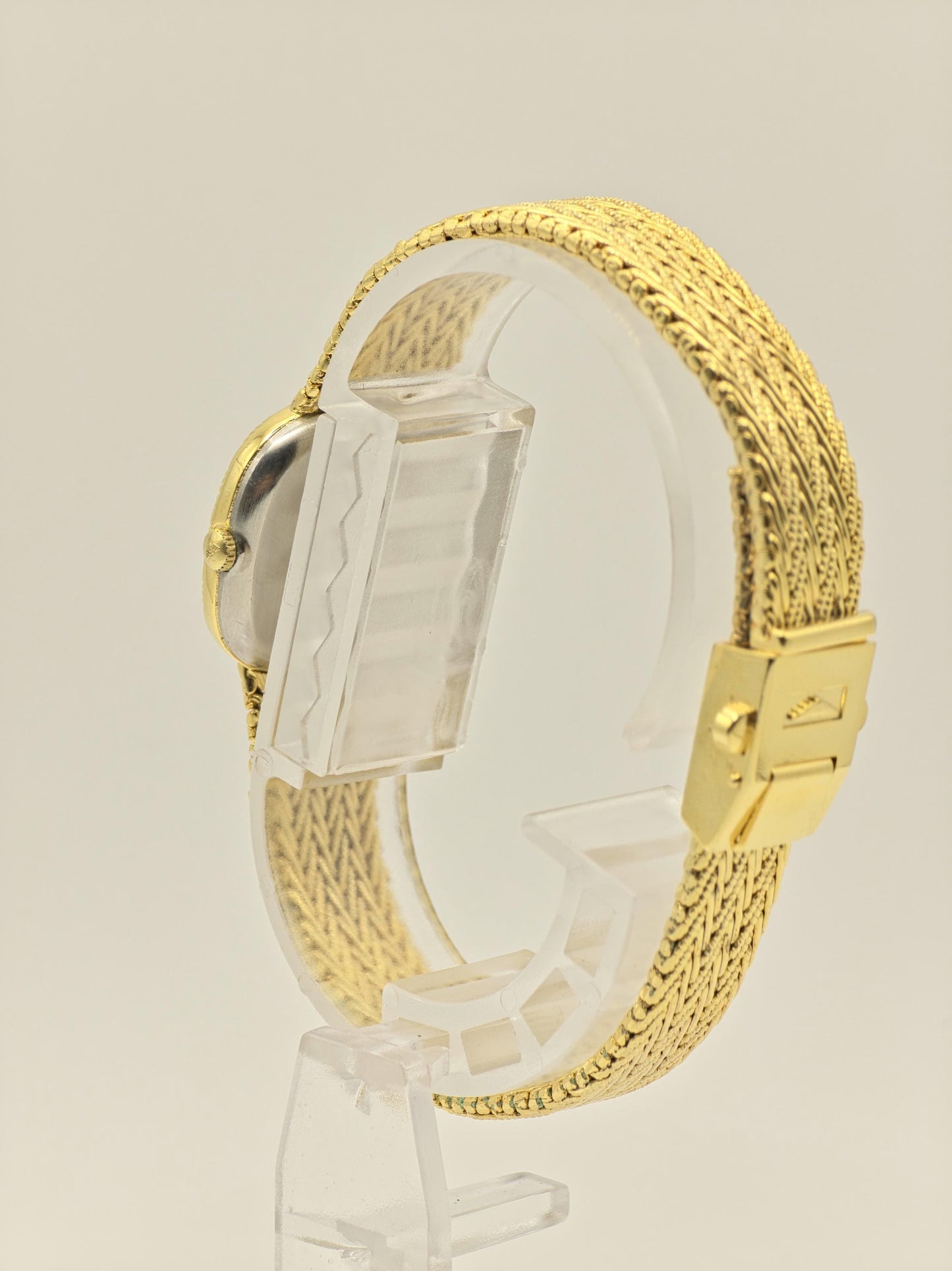 Vintage Longines Quartz Ladies Watch Gold Tone Swiss Made Elegant Bracelet Style - 15