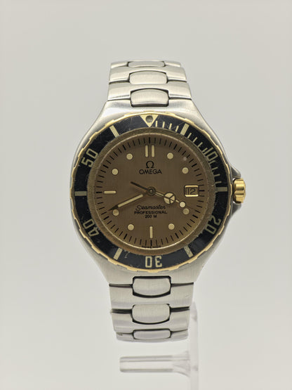 Omega Seamaster Professional 200M Vintage Quartz Watch | Swiss Made | Mens Diver | Two Tone | Date - 19