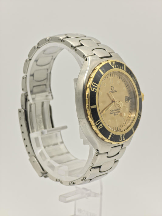 Omega Seamaster Professional 200M Vintage Quartz Watch | Swiss Made | Mens Diver | Two Tone | Date - 19
