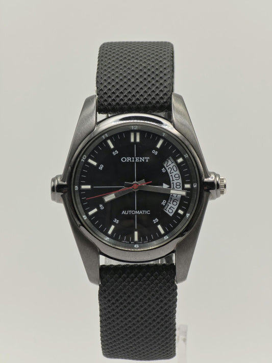 Orient Automatic Vintage Watch | Date Pointer Dial | Stainless Steel | Black Dial | - 22