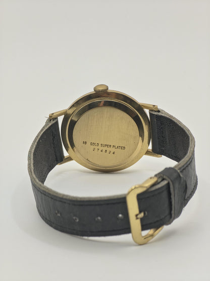 Vintage Lanzeaminn 17 Jewels Mechanical Men’s Watch Gold Super Plated Classic Dress Watch | - 26
