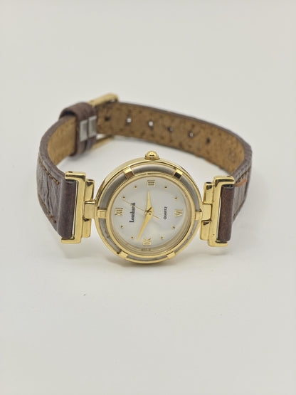 Lombardi Women’s Watch Ref. 219688 Gold Tone Case Quartz Swiss Style | - 35