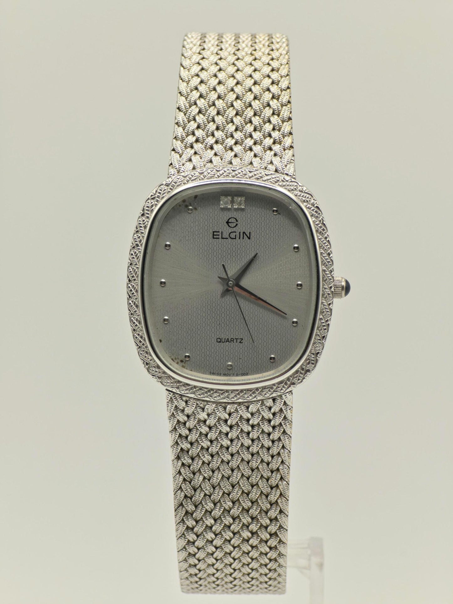 Elgin Quartz Watch Ref. FK276 0095485 Silver Tone Mesh Bracelet Women Unisex | - 39