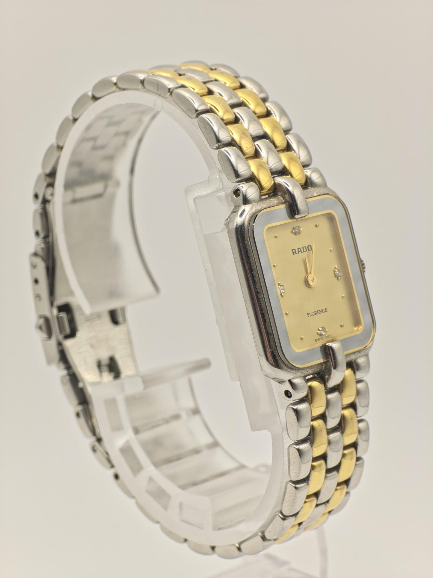 Rado Florence Quartz Watch Ref. 153.3654.4 Sapphire Crystal Two Tone Women Vintage | - 43