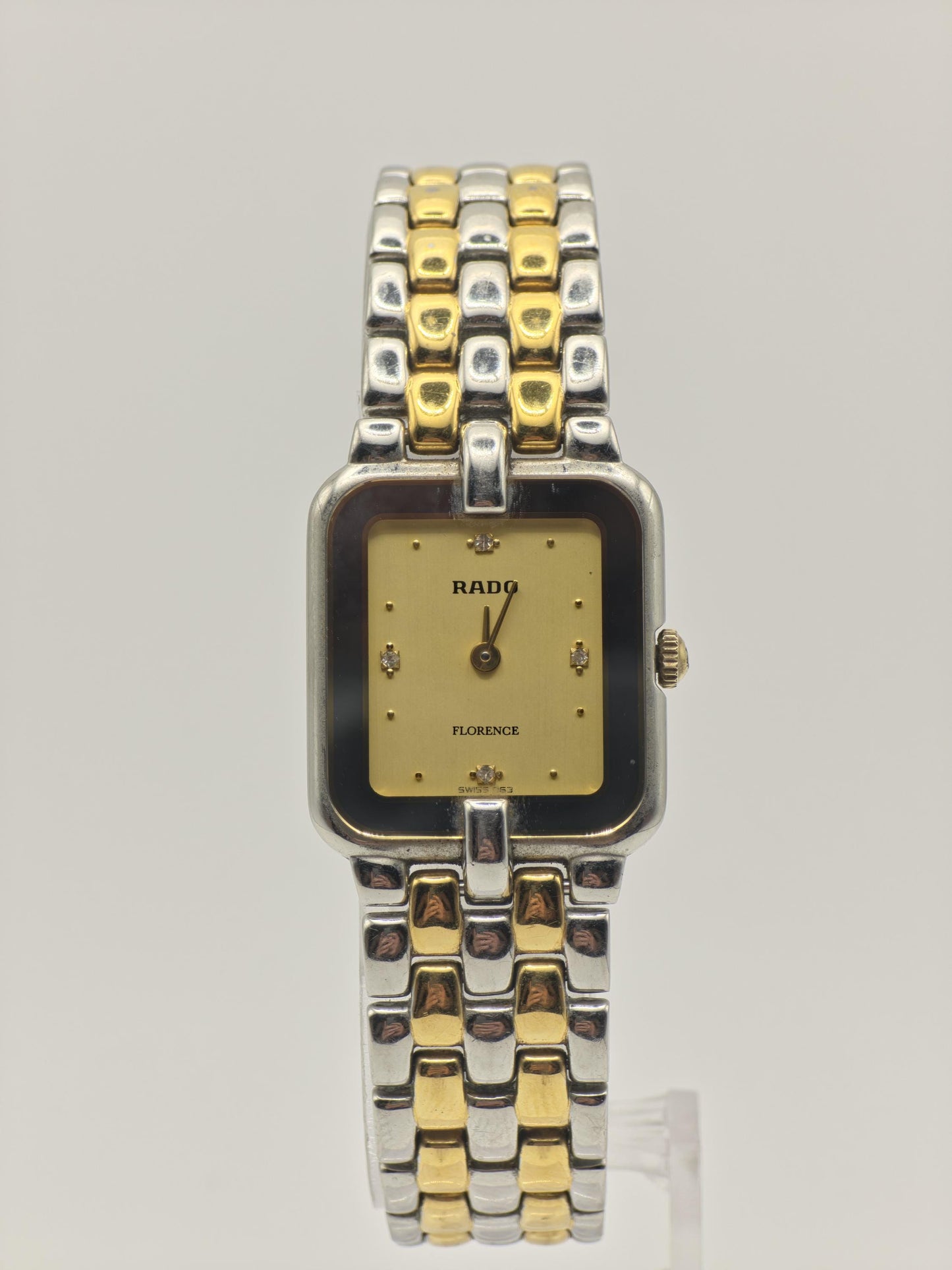 Rado Florence Quartz Watch Ref. 153.3654.4 Sapphire Crystal Two Tone Women Vintage | - 43