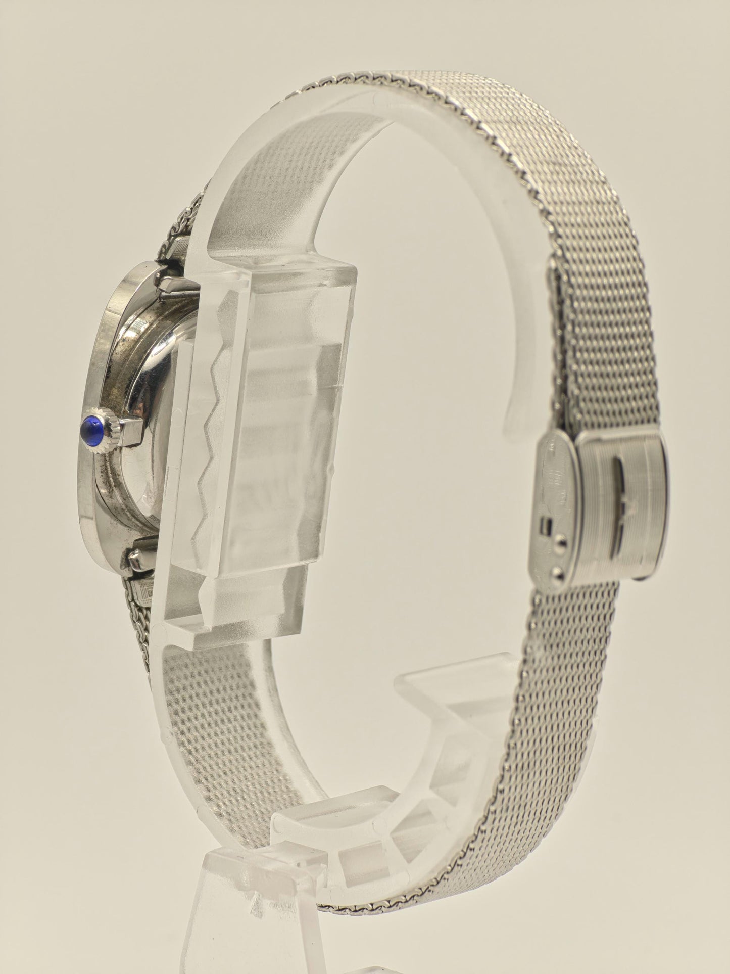 Baume & Mercier Geneve manuel Watch Ref. 670420 Stainless Steel Mesh Bracelet Women Vintage | - 46