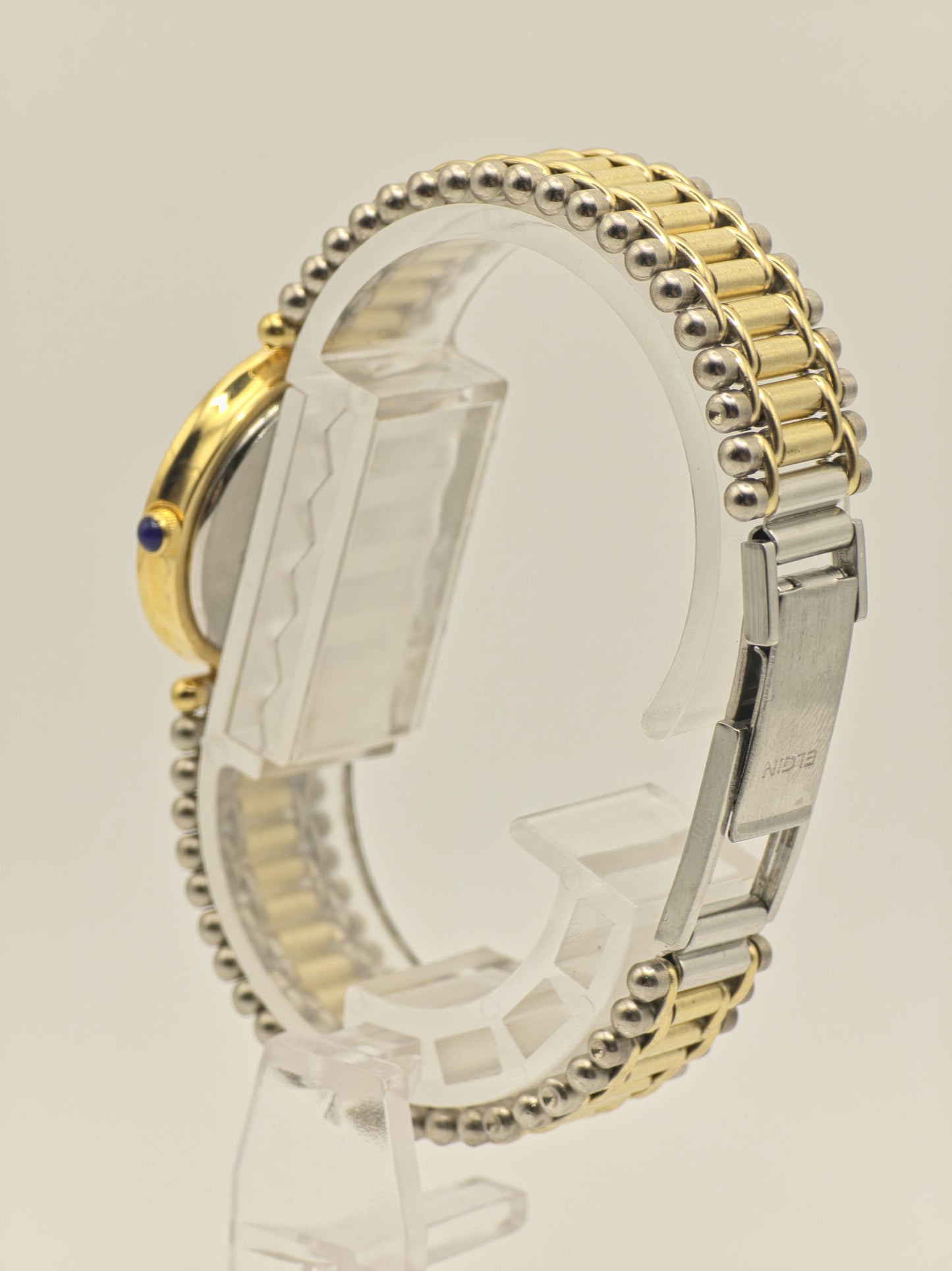 Elgin Quartz Watch Ref. FK238 Two Tone Stainless Steel Bracelet Women Vintage | - 47