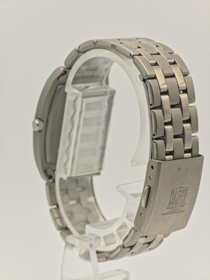 Elgin TitanSolar Solar Quartz Watch Ref. FK1282-C Stainless Steel Bracelet Women Vintage | - 48