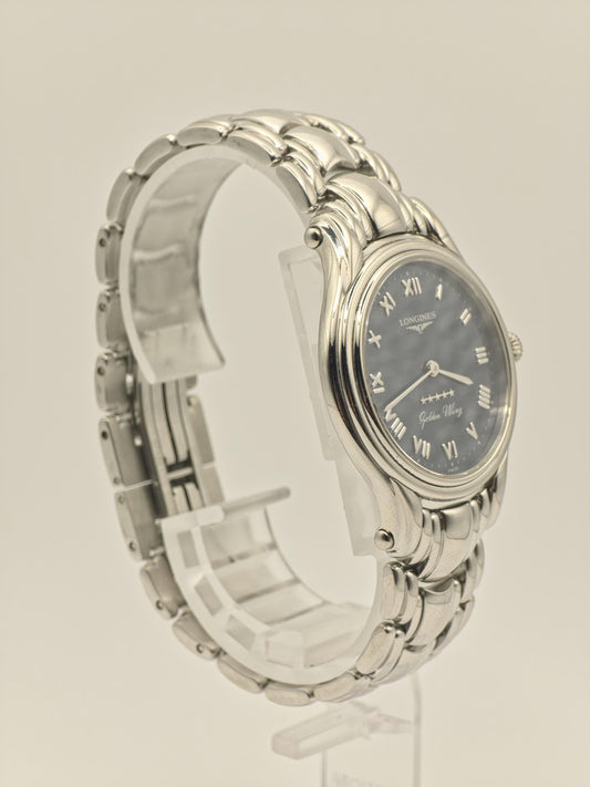 Longines Golden Wing Quartz Watch Ref. L3 605 4 Stainless Steel Bracelet Unisex Vintage | - 49
