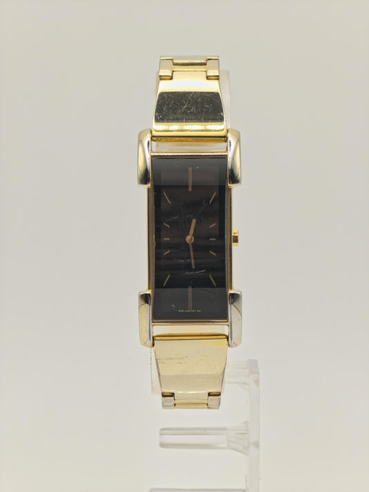Yves Saint Laurent YSL Quartz Watch Ref. 5421-H16200Y Gold Tone Bracelet Women Vintage | - 52