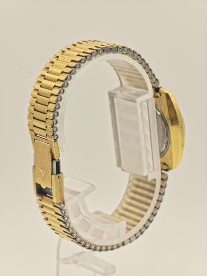 Cyma Navystar Automatic Watch by Synchron Gold Tone Expansion Bracelet Women Vintage | - 54