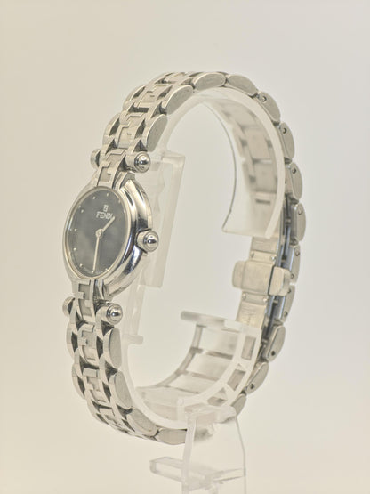 Fendi 750L Quartz Stainless Steel Watch Sapphire Crystal Women Boxed | - 57