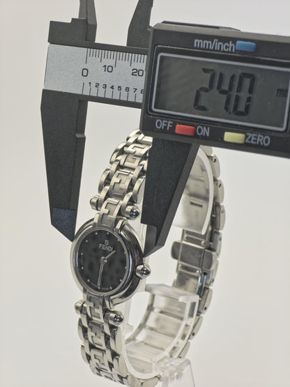 Fendi 750L Quartz Stainless Steel Watch Sapphire Crystal Women Boxed | - 57