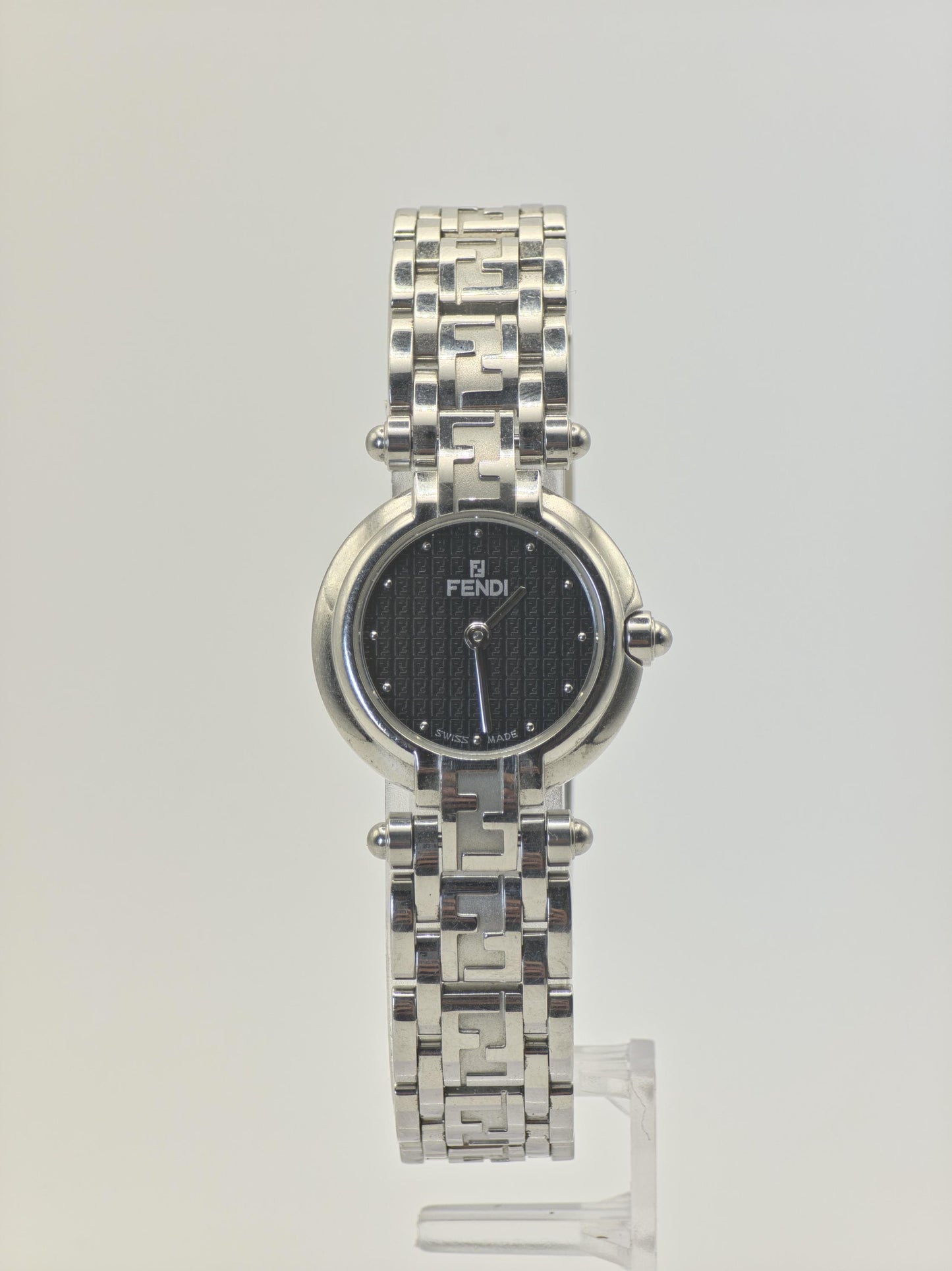 Fendi 750L Quartz Stainless Steel Watch Sapphire Crystal Women Boxed | - 57